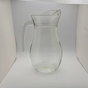 Clear Glass Pitcher